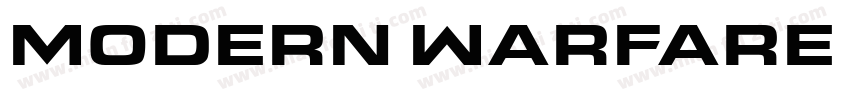 Modern Warfare Regular字体转换